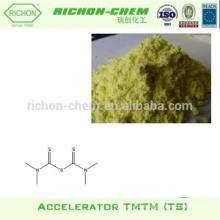 Acelerador de Monossulfeto de Tetrametil Thiuram TMTM / TS para Borracha Industrial